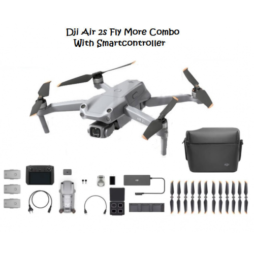 Dji Air 2s Fly More Combo With Smartcontroller - Dji Air 2s Kombo